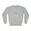 INADcure Rare Disease Day 2023 Zebra (Front and Back Print) Youth Crewneck Sweatshirt - Image 13