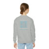 INADcure Rare Disease Day 2023 Zebra I AM LOVED (Front and Back Print) Youth Crewneck Sweatshirt - Image 18
