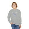 INADcure Rare Disease Day 2023 Zebra (Front and Back Print) Youth Crewneck Sweatshirt - Image 15