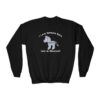 INADcure Rare Disease Day 2023 Zebra (Front and Back Print) Youth Crewneck Sweatshirt - Image 7