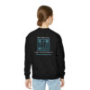 INADcure Rare Disease Day 2023 Zebra I AM LOVED (Front and Back Print) Youth Crewneck Sweatshirt - Image 12