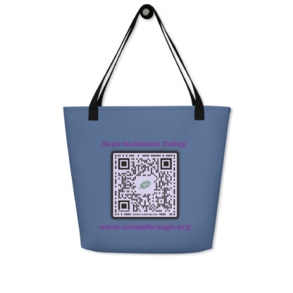 INADcure Seven for Sage All-Over Print Large Tote Bag - Image 5