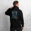 INADcure Rare Disease Day 2023 Zebra (Front and Back Print) CUSTOM NAME Unisex Hoodie - Image 2