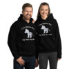 INADcure Rare Disease Day 2023 Zebra (Front and Back Print) CUSTOM NAME Unisex Hoodie - Image 4