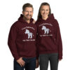 INADcure Rare Disease Day 2023 Zebra (Front and Back Print) CUSTOM NAME Unisex Hoodie - Image 5
