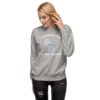 INADcure Rare Disease Day 2023 Zebra (Front and Back Print) CUSTOM NAME Unisex Premium Sweatshirt - Image 7