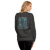 INADcure Rare Disease Day 2023 Zebra (Front and Back Print) CUSTOM NAME Unisex Premium Sweatshirt - Image 6