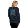 INADcure Rare Disease Day 2023 Zebra (Front and Back Print) CUSTOM NAME Unisex Premium Sweatshirt - Image 5
