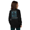 INADcure Rare Disease Day 2023 Zebra I AM LOVED (Front and Back Print)Youth long sleeve tee - Image 3