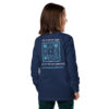 INADcure Rare Disease Day 2023 Zebra I AM LOVED (Front and Back Print)Youth long sleeve tee - Image 4