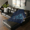 INADcure Rare Disease Day 2023 Zebra (Front and Back Print) Velveteen Minky Blanket (Two-sided print) - Image 5