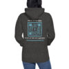 INADcure Rare Disease Day 2023 Zebra I AM LOVED (Front and Back Print) Unisex Hoodie - Image 6