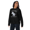 INADcure Rare Disease Day 2023 Zebra I AM LOVED (Front and Back Print) Unisex Premium Sweatshirt - Image 2