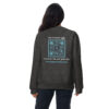 INADcure Rare Disease Day 2023 Zebra I AM LOVED (Front and Back Print) Unisex Premium Sweatshirt - Image 6