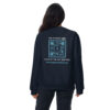 INADcure Rare Disease Day 2023 Zebra I AM LOVED (Front and Back Print) Unisex Premium Sweatshirt - Image 4