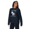 INADcure Rare Disease Day 2023 Zebra I AM LOVED (Front and Back Print) Unisex Premium Sweatshirt