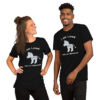 INADcure Rare Disease Day 2023 Zebra I AM LOVED (Front and Back Print) Unisex t-shirt