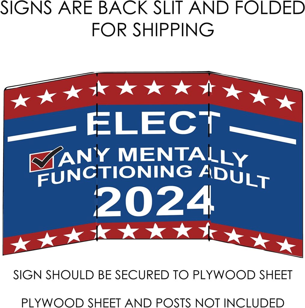 Custom + Personalized Large Yard Sign, 96 x 48 inch (8ft x 4ft) or 48 x ...
