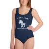 INADcure Rare Disease Day 2023 Zebra I AM LOVED All-Over Print Youth Swimsuit