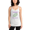 INADcure Seven for Sage (Front and Back Print) Women's Racerback Tank - Image 7