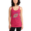 INADcure Seven for Sage (Front and Back Print) Women's Racerback Tank - Image 3