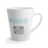 INADcure Dream For Javeria, INADcure Foundation and QR code on Back Latte Mug - Image 3