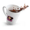 INADcure Dream For Javeria, INADcure Foundation and QR code on Back Latte Mug - Image 4