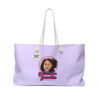 INADcure Dream For Javeria, INADcure Foundation and QR code on Back Weekender Bag