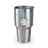 INADcure Dream For Javeria, INADcure Foundation and QR code on Back Ringneck Tumbler, 30oz - Image 11