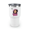 INADcure Dream For Javeria, INADcure Foundation and QR code on Back Ringneck Tumbler, 30oz