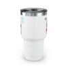 INADcure Dream For Javeria, INADcure Foundation and QR code on Back Ringneck Tumbler, 30oz - Image 3