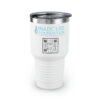INADcure Dream For Javeria, INADcure Foundation and QR code on Back Ringneck Tumbler, 30oz - Image 4
