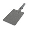 INADcure Dream For Javeria, and QR code on Back Saffiano Polyester Luggage Tag, Rectangle - Image 3