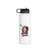 INADcure Dream For Javeria, INADcure Foundation and QR code on Back Stainless Steel Water Bottle, Standard Lid