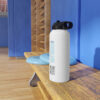 INADcure Dream For Javeria, INADcure Foundation and QR code on Back Stainless Steel Water Bottle, Standard Lid - Image 7