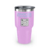 INADcure Dream For Javeria, INADcure Foundation and QR code on Back Ringneck Tumbler, 30oz - Image 18