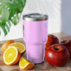 INADcure Dream For Javeria, INADcure Foundation and QR code on Back Ringneck Tumbler, 30oz - Image 21