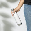 INADcure Dream For Javeria, INADcure Foundation and QR code on Back Stainless Steel Water Bottle - Image 2