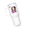 INADcure Dream For Javeria, INADcure Foundation and QR code on Back Travel mug with a handle