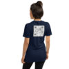 INADcure Dream For Javeria, QR code on Back Short-Sleeve Unisex T-Shirt - Image 5