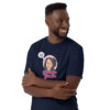 INADcure Dream For Javeria, INAD Foundation on Back, Short-Sleeve Unisex T-Shirt - Image 4
