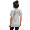 INADcure Dream For Javeria, QR code on Back Short-Sleeve Unisex T-Shirt - Image 9