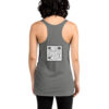 INADcure Dream For Javeria, QR code on Back Women's Racerback Tank - Image 7