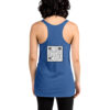 INADcure Dream For Javeria, QR code on Back Women's Racerback Tank - Image 5