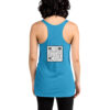 INADcure Dream For Javeria, QR code on Back Women's Racerback Tank - Image 9