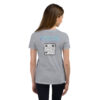 INADcure Dream For Javeria, INADcure Foundation and QR code on Back Youth Short Sleeve T-Shirt - Image 7