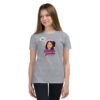 INADcure Dream For Javeria, INADcure Foundation and QR code on Back Youth Short Sleeve T-Shirt - Image 6