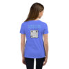 INADcure Dream For Javeria, INADcure Foundation and QR code on Back Youth Short Sleeve T-Shirt - Image 5
