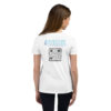 INADcure Dream For Javeria, INADcure Foundation and QR code on Back Youth Short Sleeve T-Shirt - Image 8