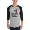 Skeets CUSTOM NAME 3/4 sleeve raglan shirt - Image 2